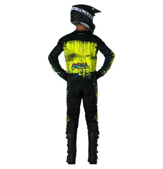 O'Neal 2026 Youth ELEMENT Rancid Jersey - Black/Neon