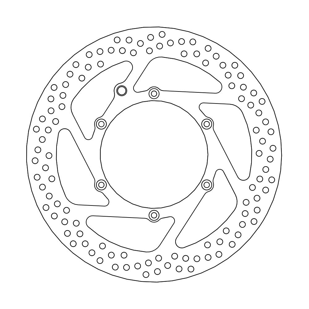 BRAKE DISC MOTO MASTER HALO FRONT KTM 620 LC4 97-00 640 SMC 98-07 660 SMC 99-03 950 ADVENTURE 03-06