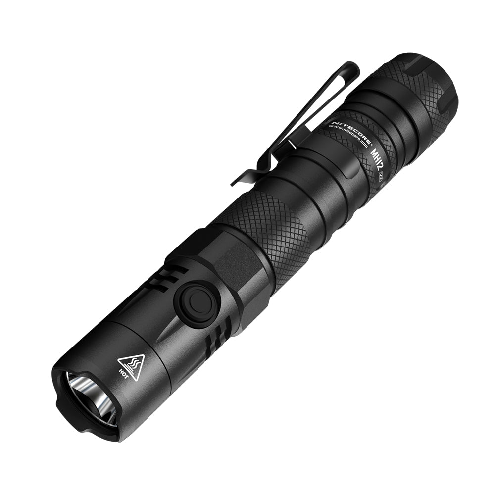 NITECORE MH12 V2 1200 LUMEN USB-C RECHARGEABLE TACTICAL TORCH