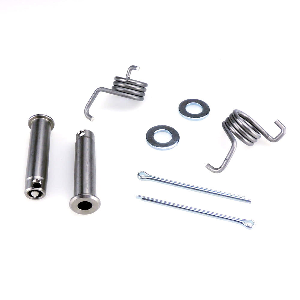 FOOTREST PIN & SPRING SET 10MM X 48MM STAINLESS 360MX KAWASAKI KX250F 06-23, KX450F 06-23