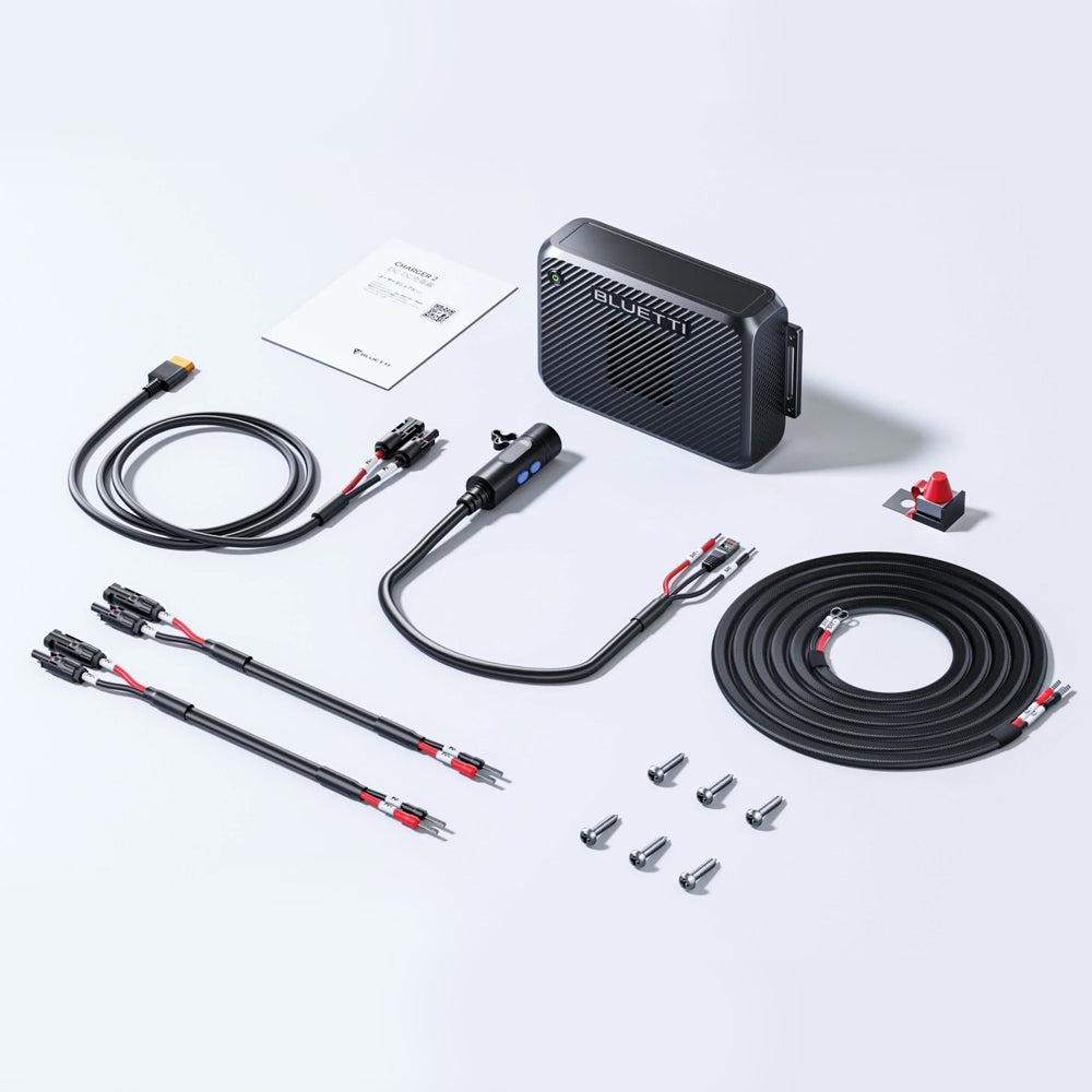 BLUETTI CHARGER2 ALTERNATOR & SOLAR DUAL DC CHARGER 1200W