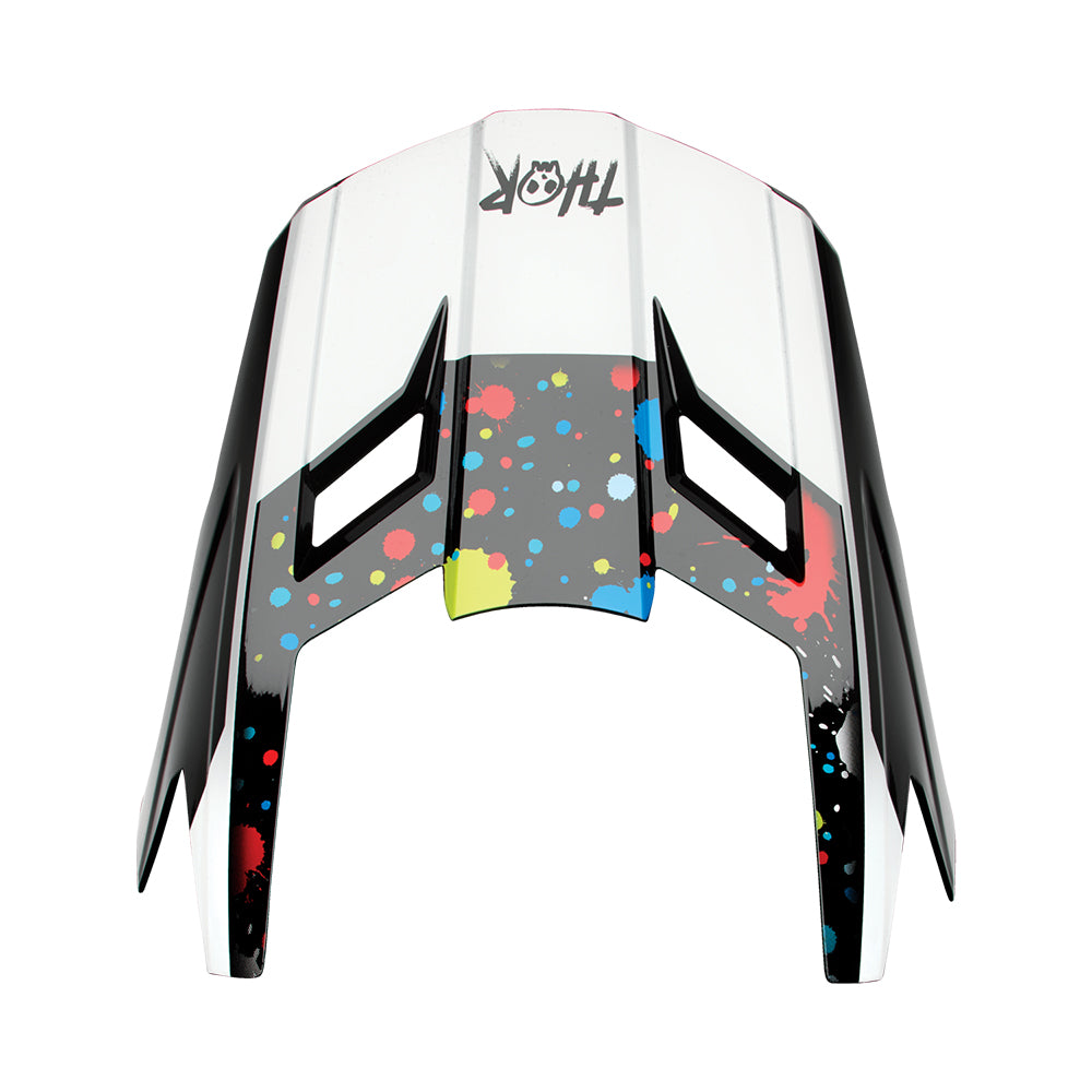 HELMET VISOR KIT S27 THOR MX FLEET SPLAT BLACK YOUTH