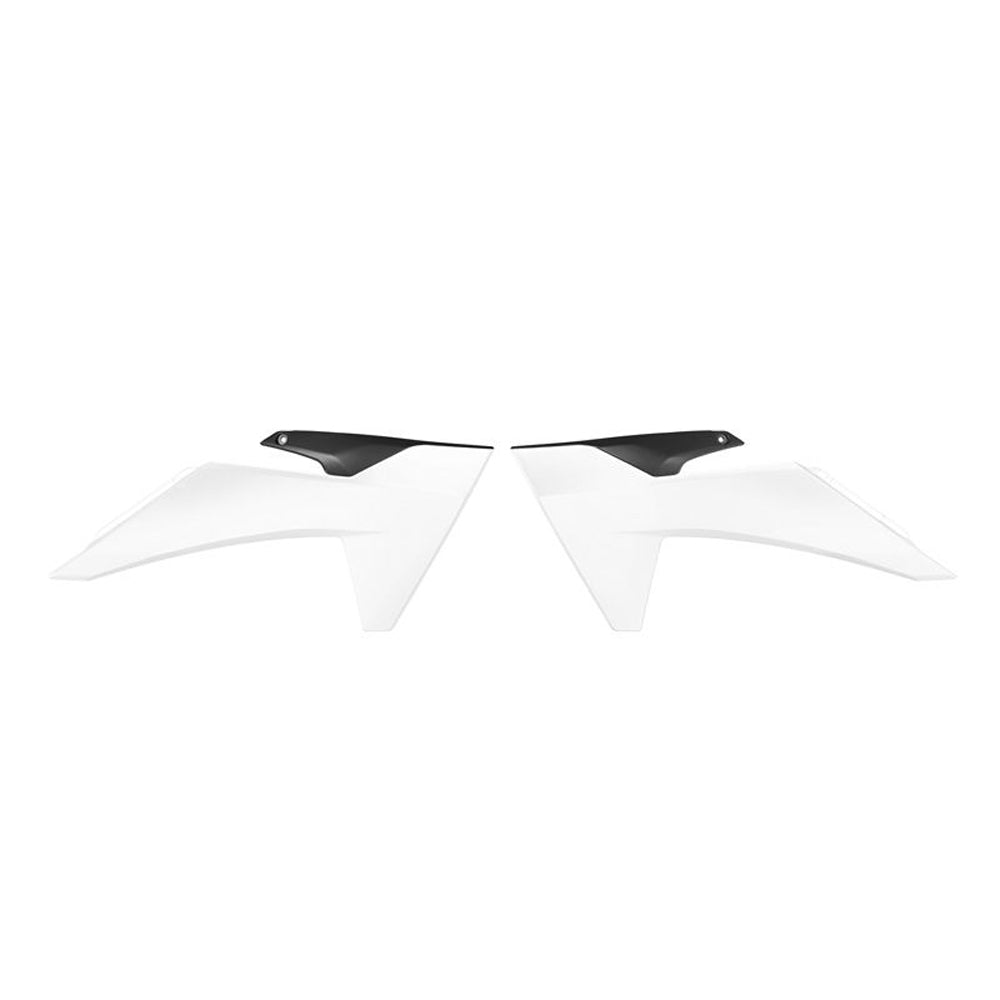 RADIATOR SHROUDS RTECH WHITE BLACK KTM 65SX 24-ON
