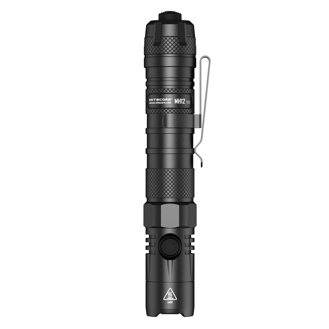 NITECORE MH12 V2 1200 LUMEN USB-C RECHARGEABLE TACTICAL TORCH