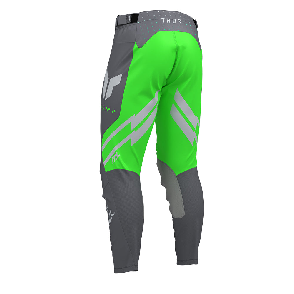 THOR MX PANT LAUNCHMODE FUTURA CHAR/GREEN