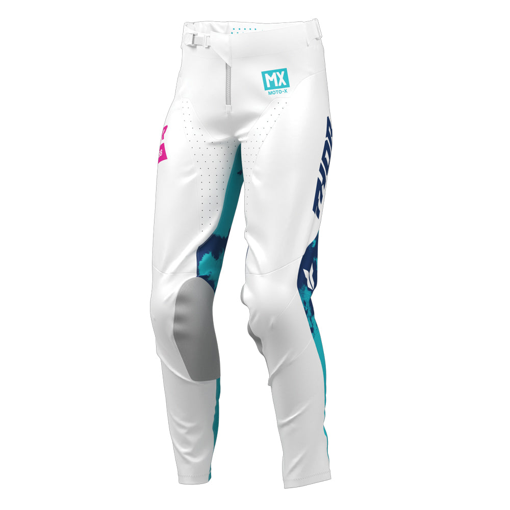 THOR SPORTMODE PANT WOMENS BLEACH WHITE/AQUA