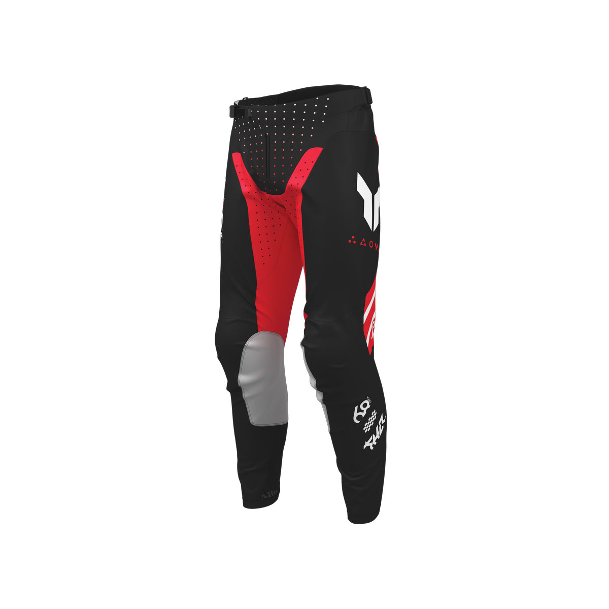 THOR MX PANT LAUNCHMODE FUTURA BLACK/RED