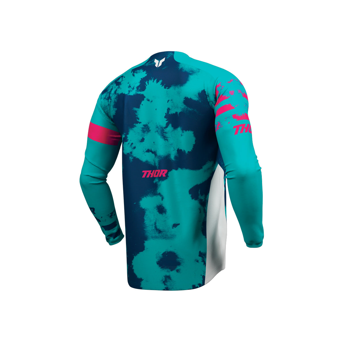 THOR MX YOUTH LAUNCHMODE BLEACH WHITE/AQUA