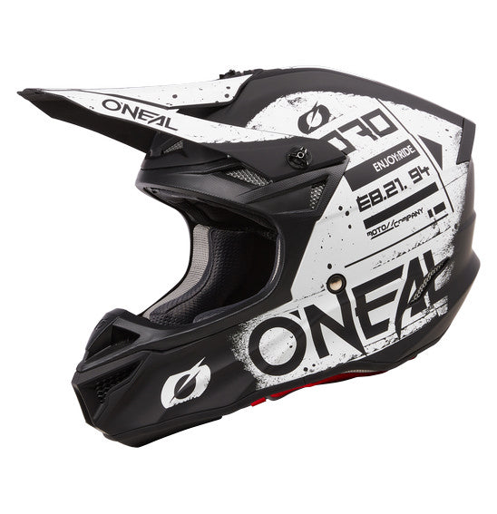 O'Neal 5SRS SCARZ Helmet - Black/White