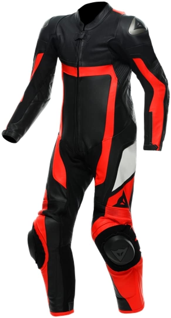 Dainese Gen-Z Junior Leather 1Pc Suit Perf. Red Black