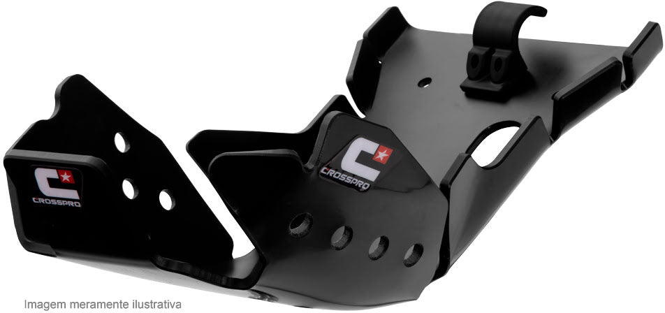 BASH PLATE CROSSPRO EC DTC ENDURO PLASTIC CRF450R 2009-2016 BLACK