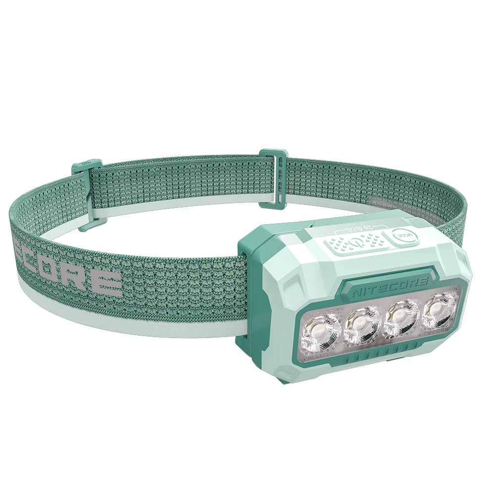 NITECORE 600 LUMEN USB RECHARGEABLE LED HEADLAMP TORCH GREEN