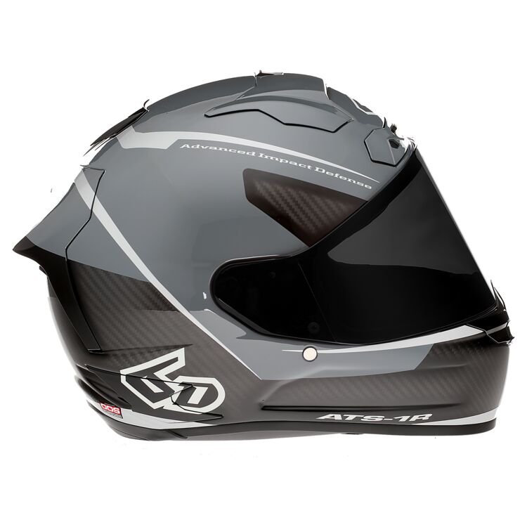 6D HELMET ATS-1R ALPHA SILVER - MEDIUM