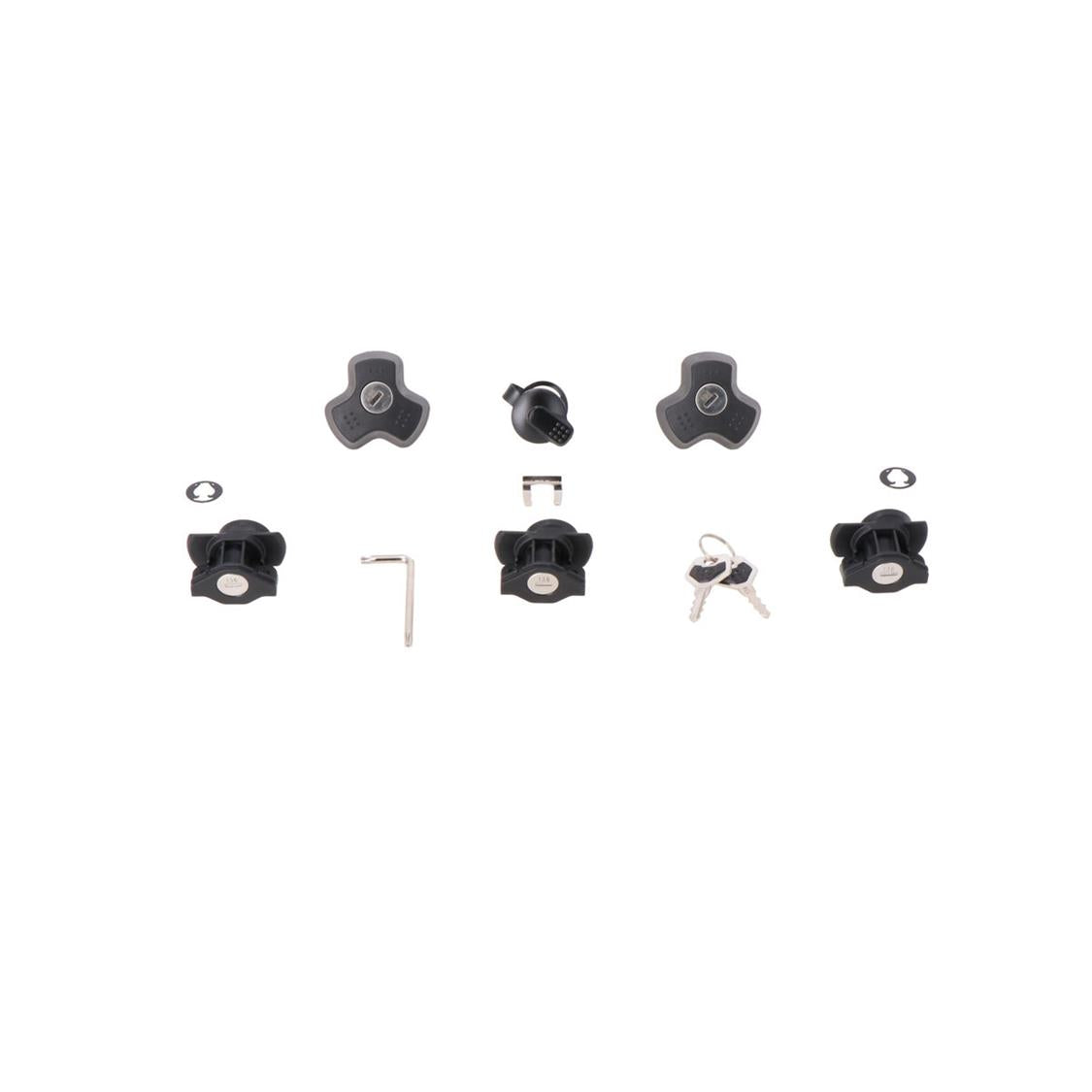 HARD CASE LOCK SET SW MOTECH 3 LOCKS 1 TRAX LOCK SET 2 ANTI THEFT DEVICES