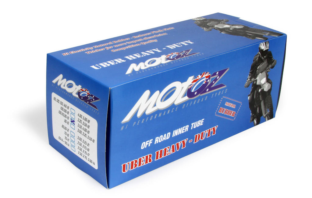 HEAVYDUTY TUBE MOTOZ130/80-17 140/80-17 150/70-17 4.5X17 4MM MADE FOR DESERT, SAFARI &ENDURO RACING