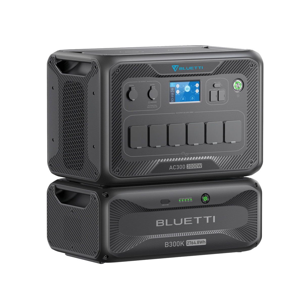 BLUETTI AC300 + B300K EXPANDABLE HOME & PORTABLE POWER STATION | 3000W (6000W SURGE) 2765WH