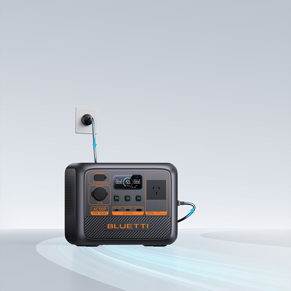 BLUETTI AC50P PORTABLE POWER STATION | 700W 504Wh