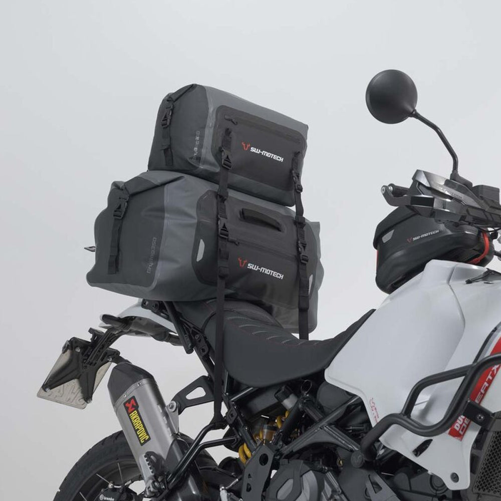 TAILBAG SW MOTECH DRYBAG GREY BLACK 18 LITRE WEATHERPROOF