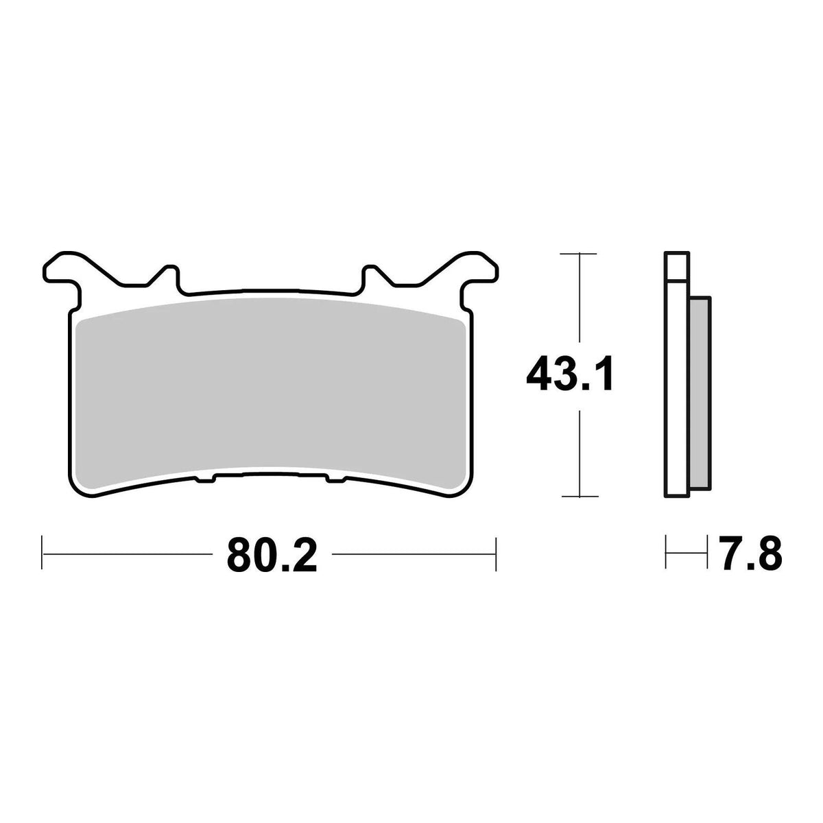 Brembo Prime Sinter Front Brake Pads 07GR99SA