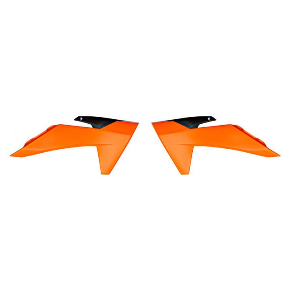 RADIATOR SHROUDS RTECH ORANGE BLACK KTM 50SX 24-ON