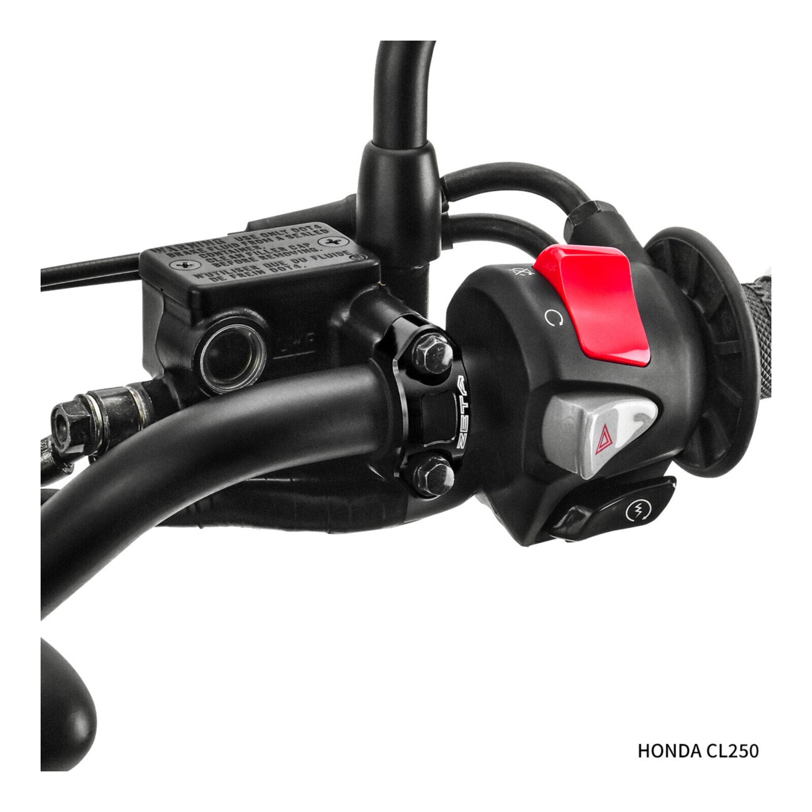 Zeta Rotating Bar Clamp Clutch - Black