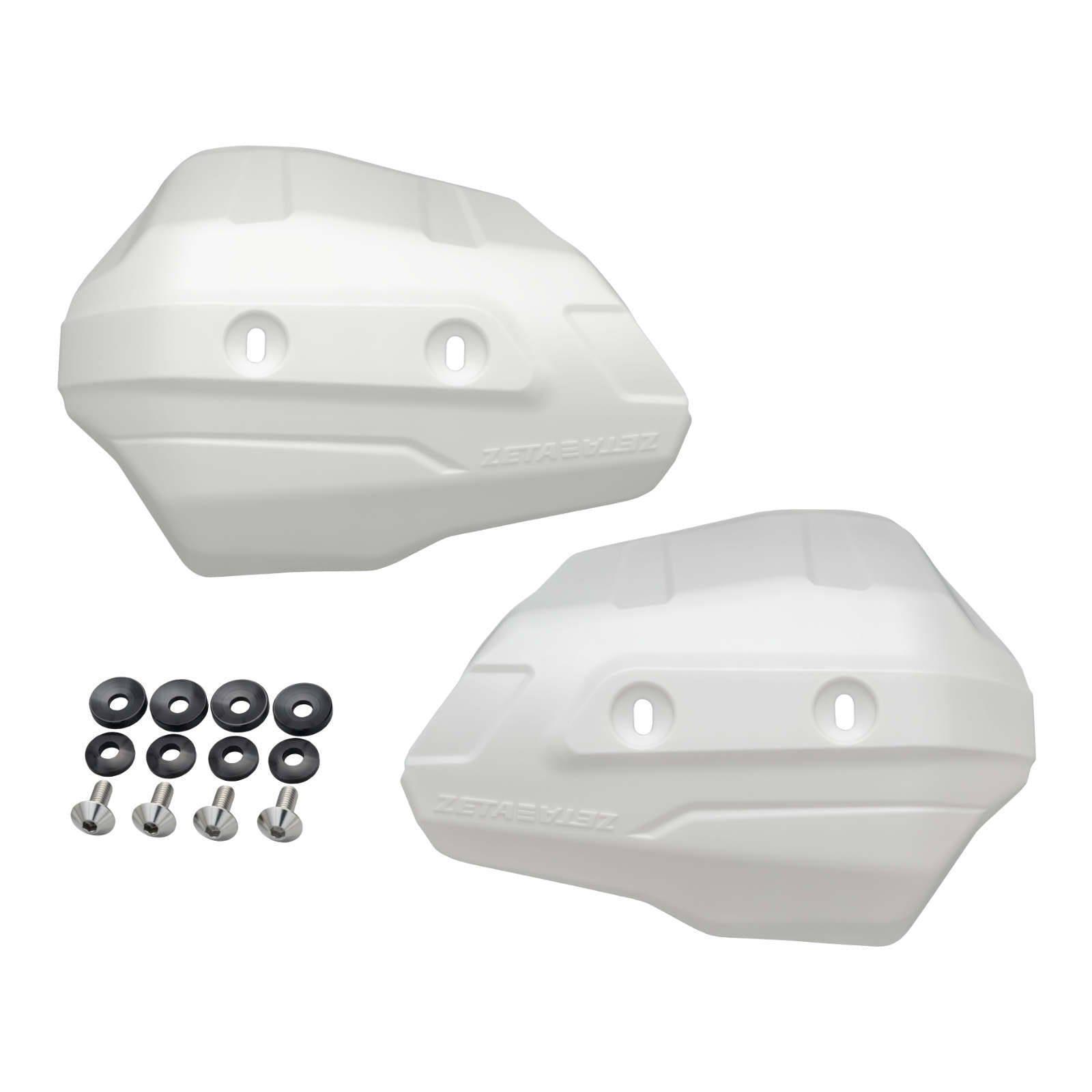 Zeta Adventure Armor Scudo Protectors - White