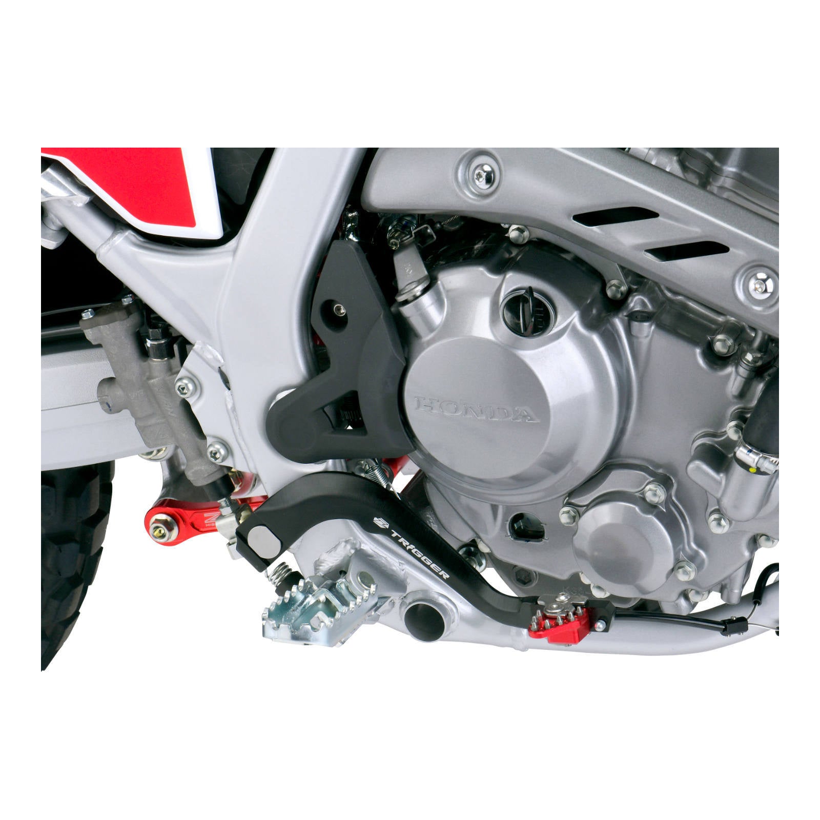 Zeta Trigger Brake Pedal CRF250/300L / Rally '21- Red