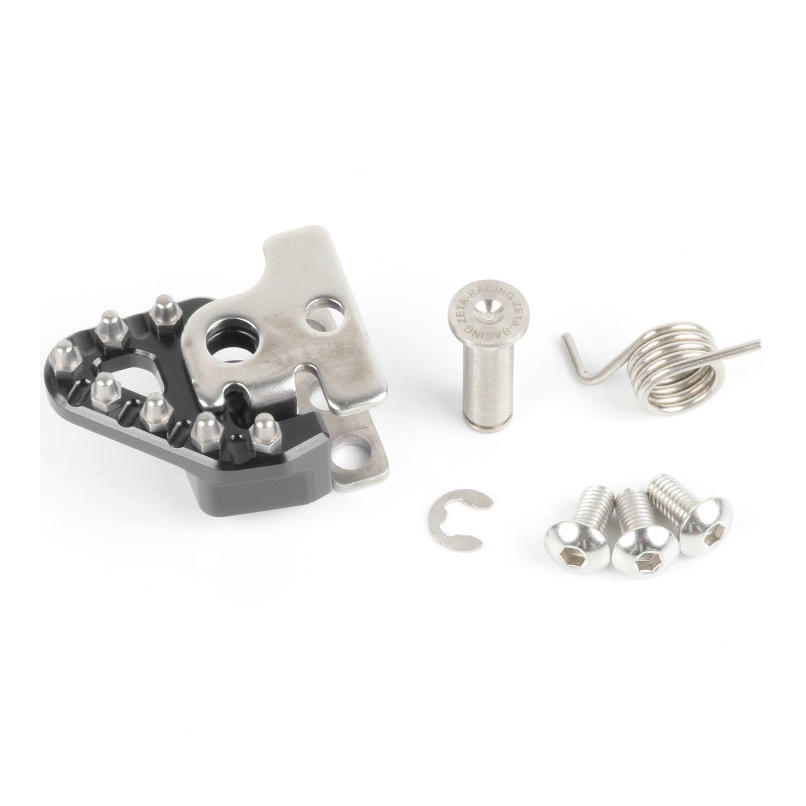 Zeta Trigger Brake Pedal Replacement Tip Set Black