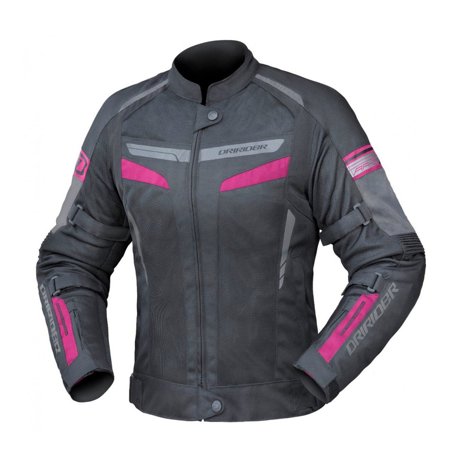 Dririder Ladies Air-Ride Jacket Black Pink - Main Image