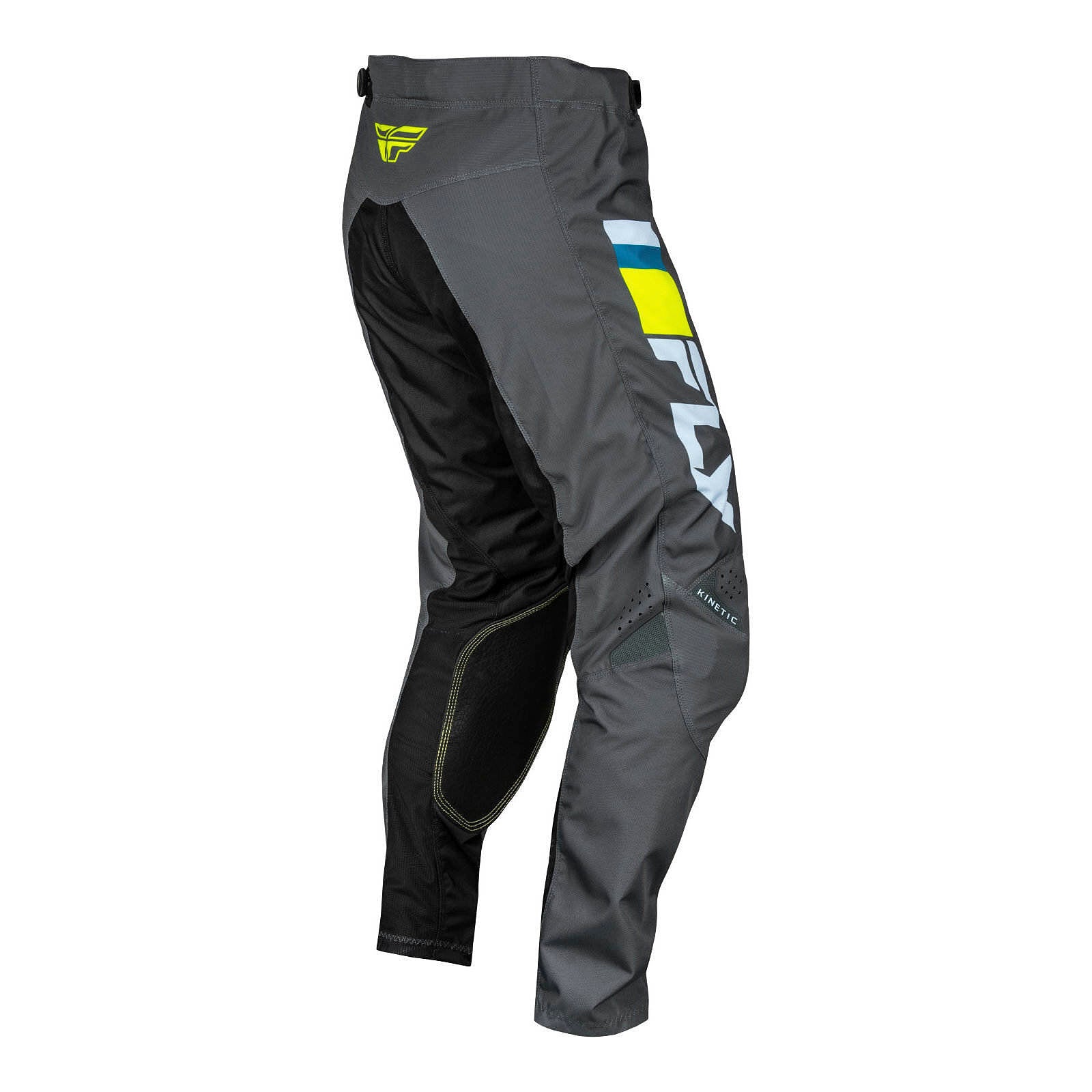 FLY Racing Kinetic Prix Pants - Ice Grey / Charcoal / Hi-Vis