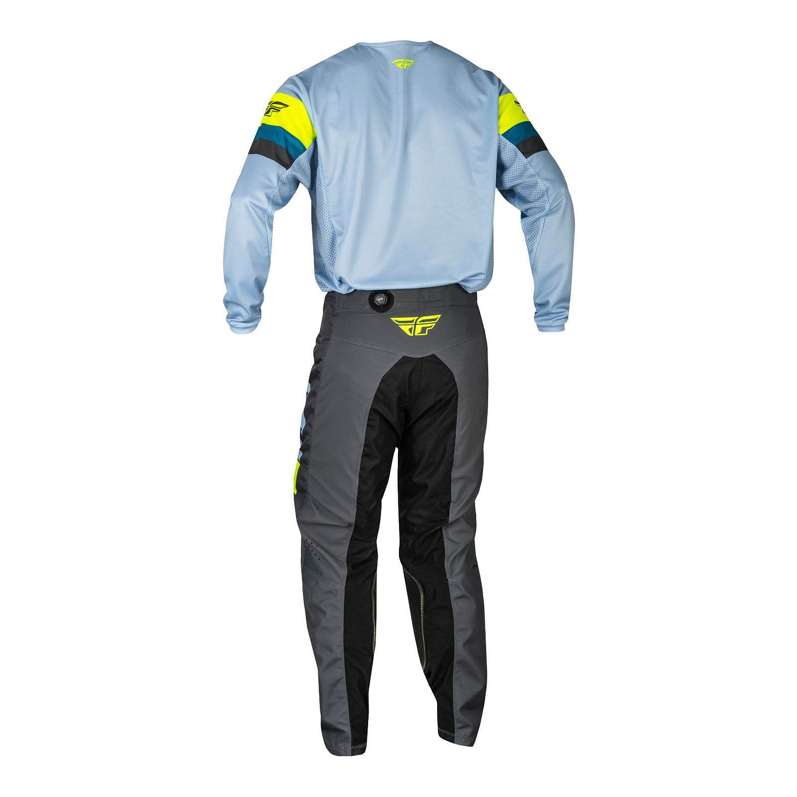 FLY Racing Kinetic Prix Pants - Ice Grey / Charcoal / Hi-Vis
