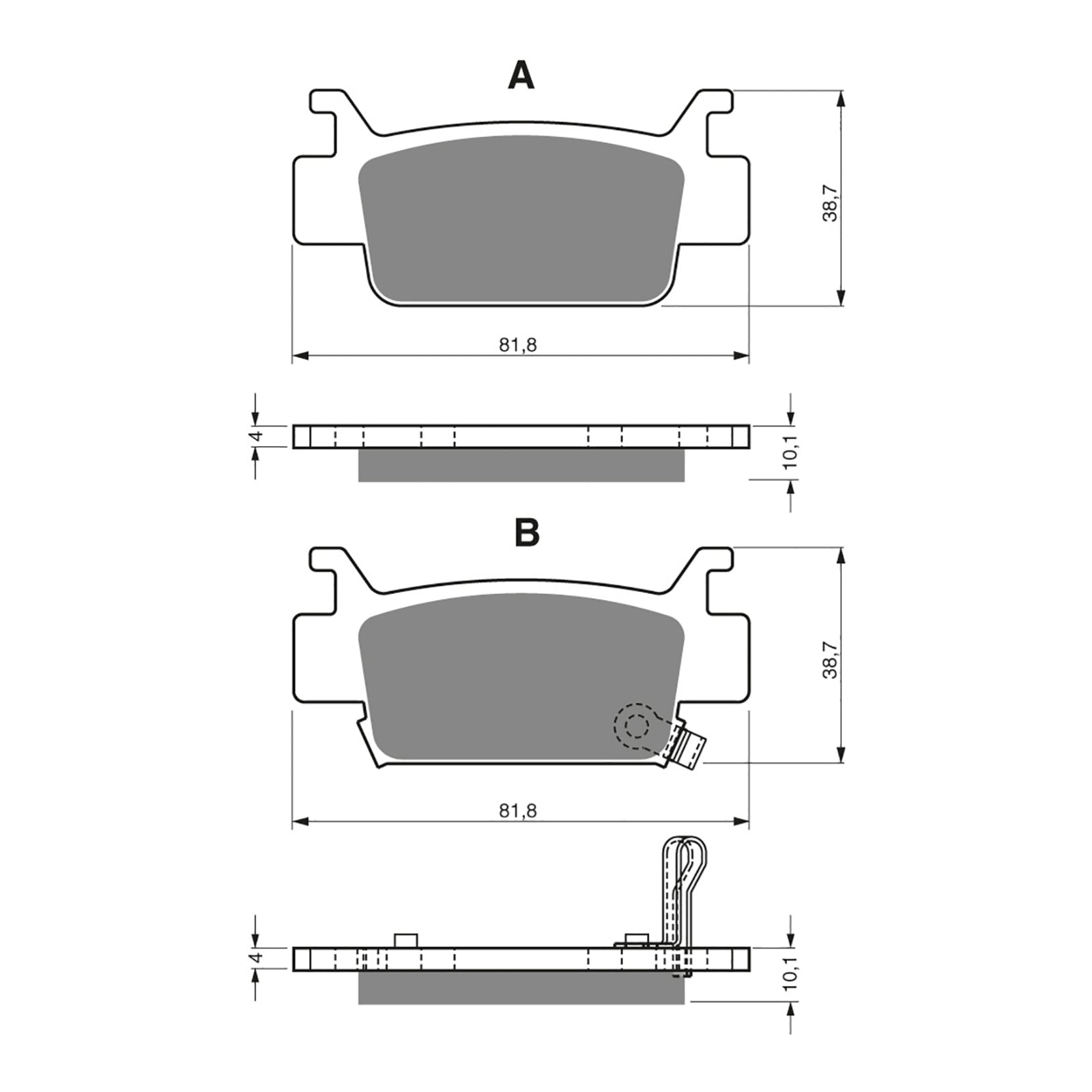GOLDfren Brake Pads - K5 Off-Road Racing