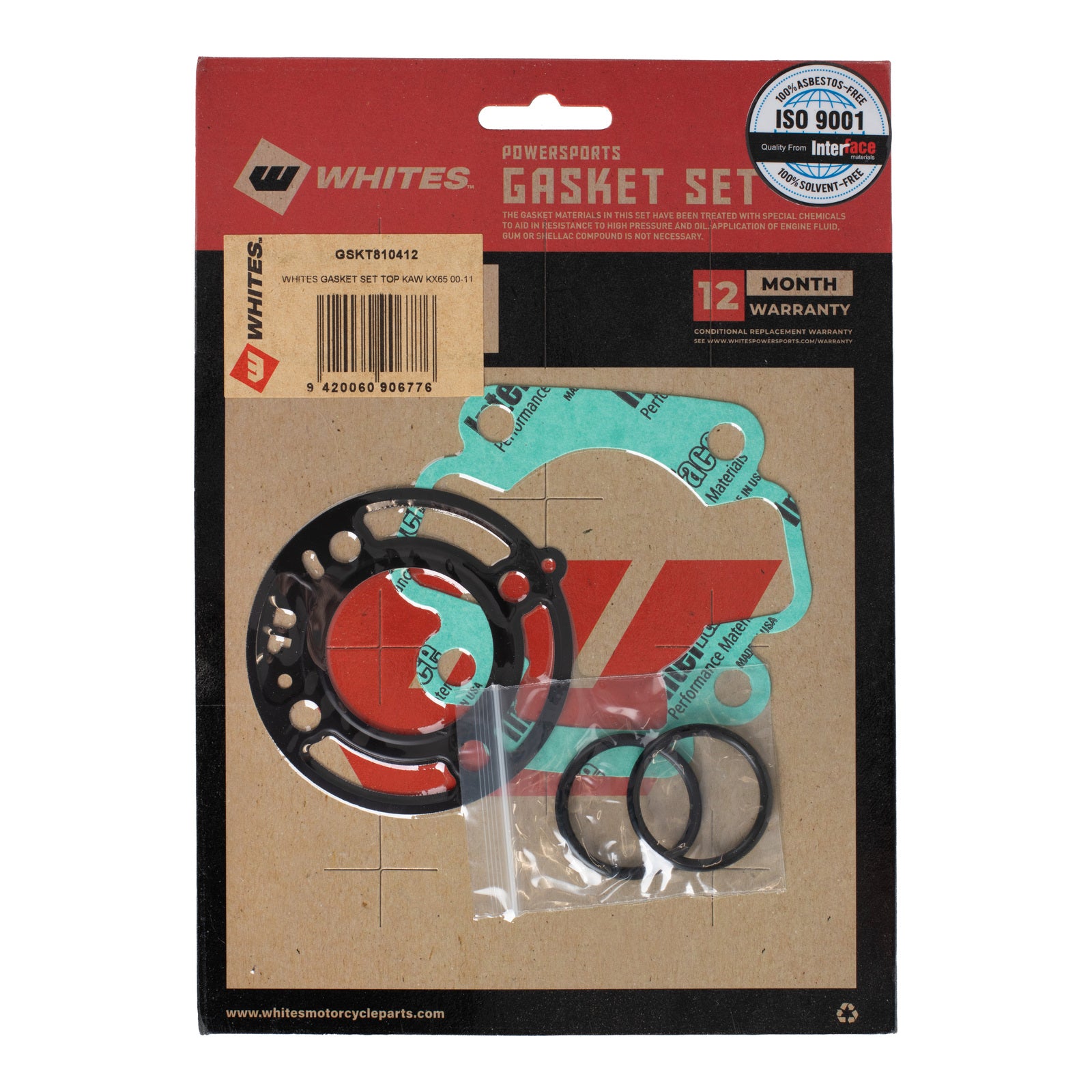 Whites Gasket Set - Top Kawasaki KX65 '00-'11