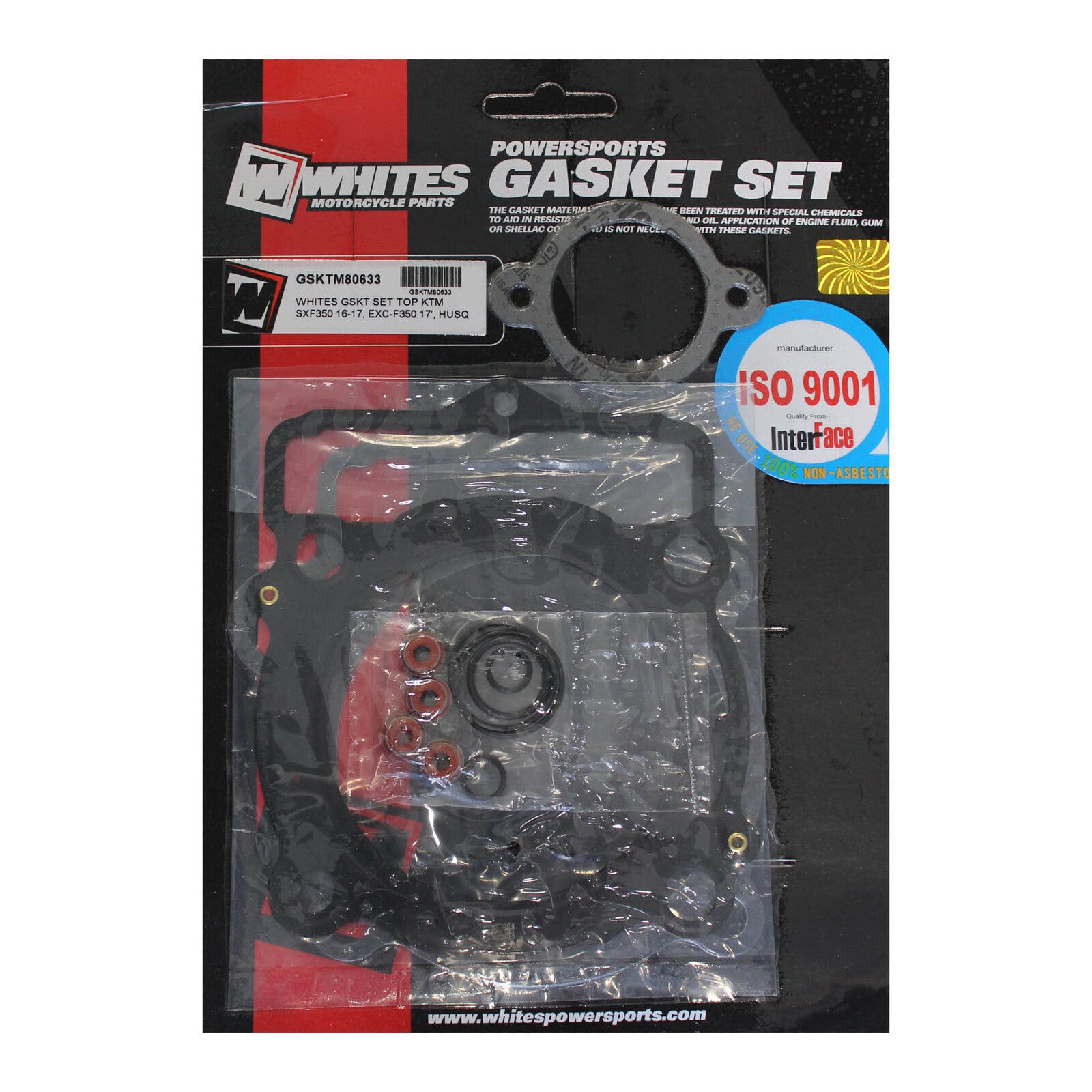 Whites Top Gasket Set KTM SXF350 '16-'17, EXC-F350 '17, Husqvarna