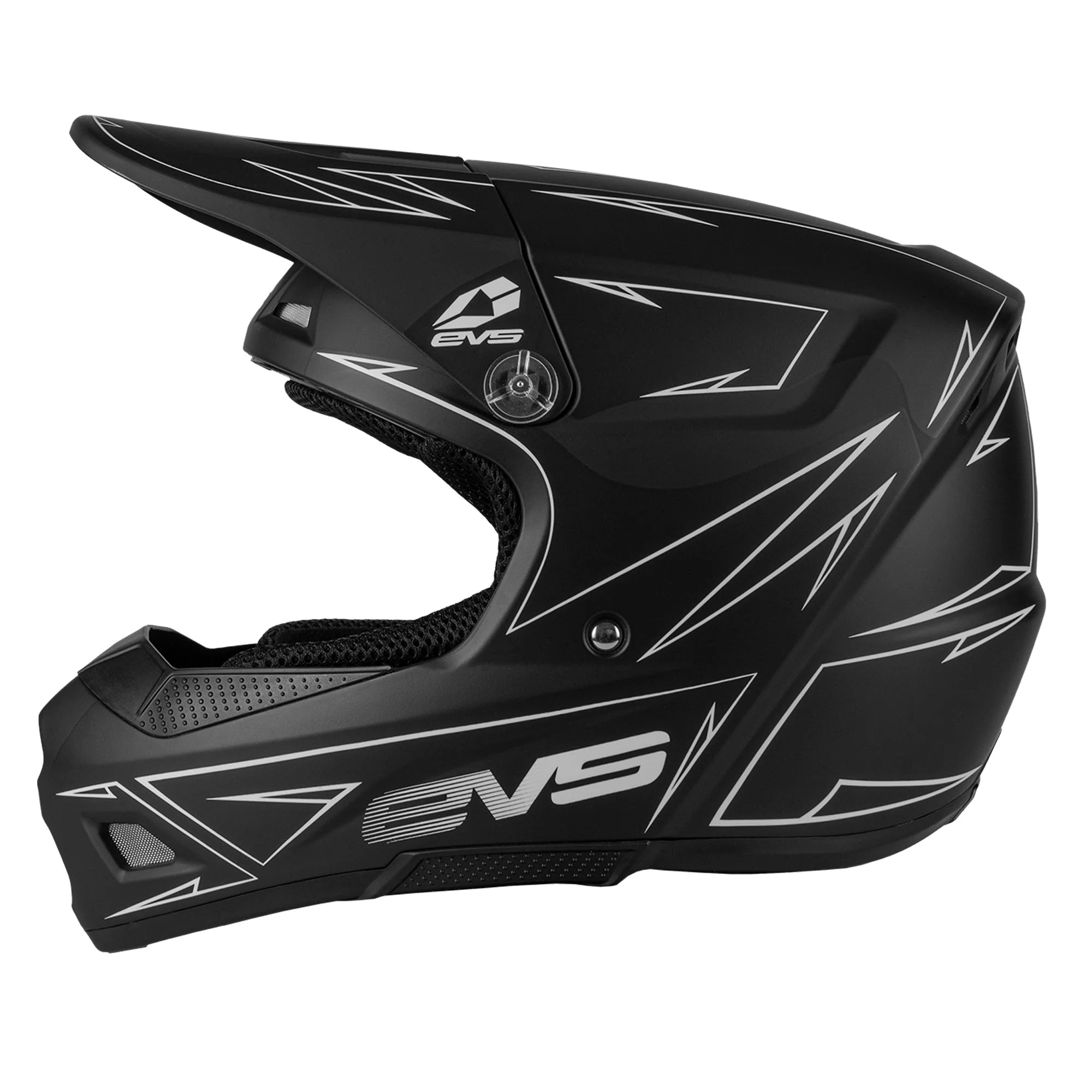 EVS T3 Youth Helmet - Pinner Matte Black - Youth Medium
