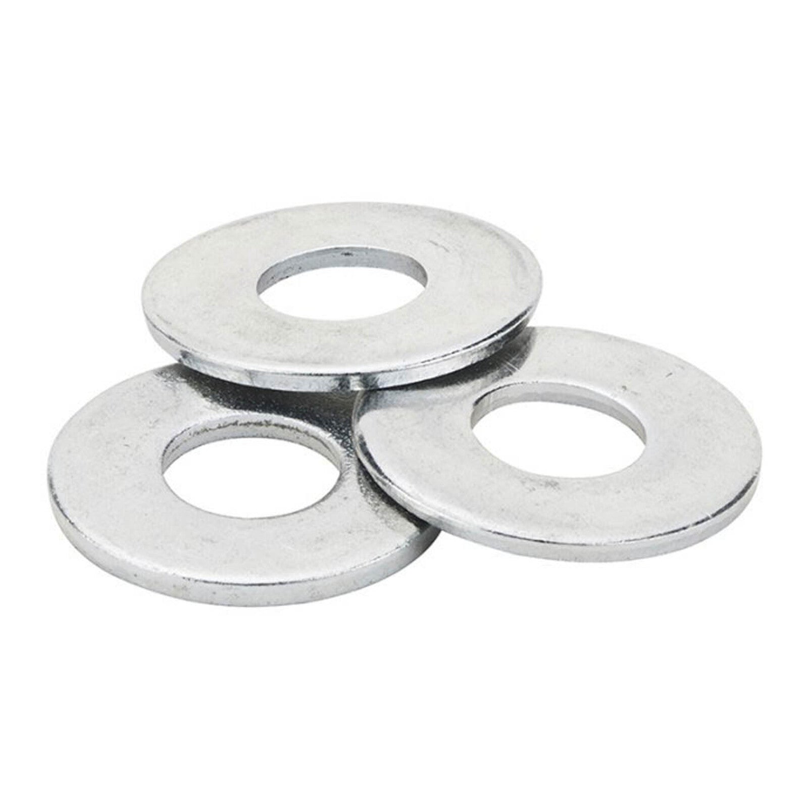 Whites Washer Flat Zinc Plated - 4mm (50 Pack)