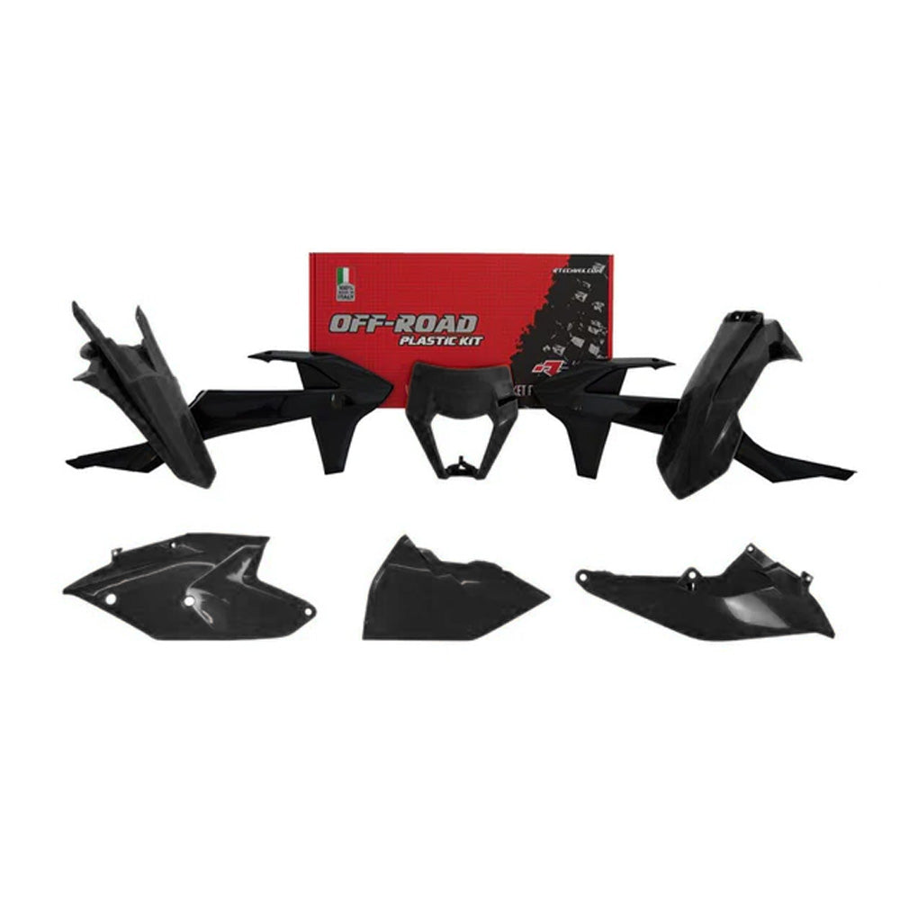 PLASTICS KIT RTECH KTM 125XCW 150EXC TPi 250EXC TPi 300EXC TPi 350EXCF 450EXCF 500EXCF BLACK