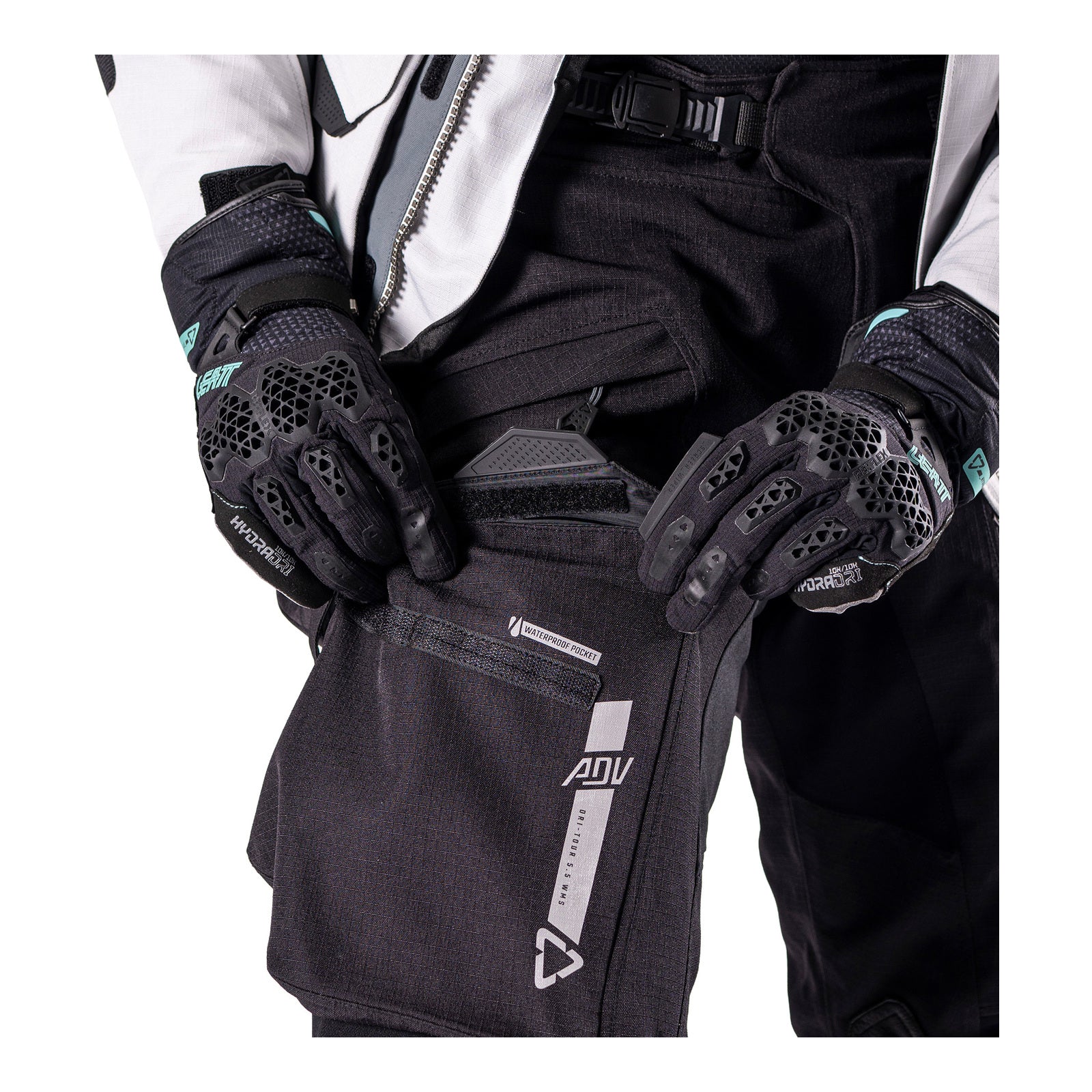 Leatt 5.5 ADV DriTour Women's Pant - Stealth Black / Grey