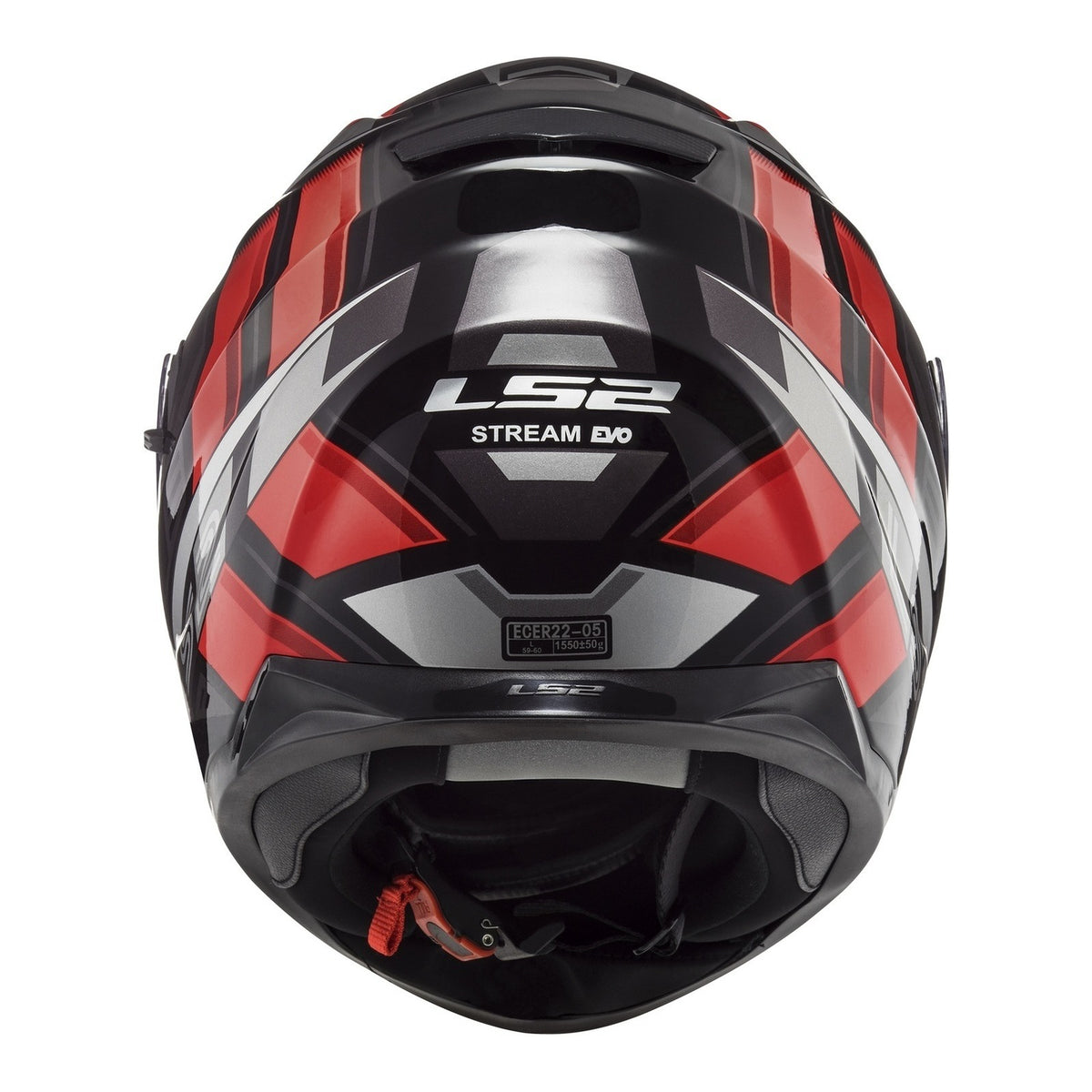 LS2 FF320 Stream Evo Loop Helmet - Black / Red