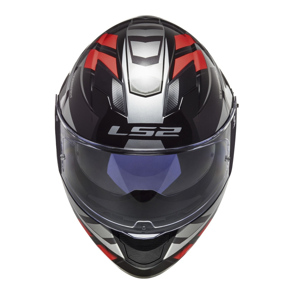 LS2 FF320 Stream Evo Loop Helmet - Black / Red