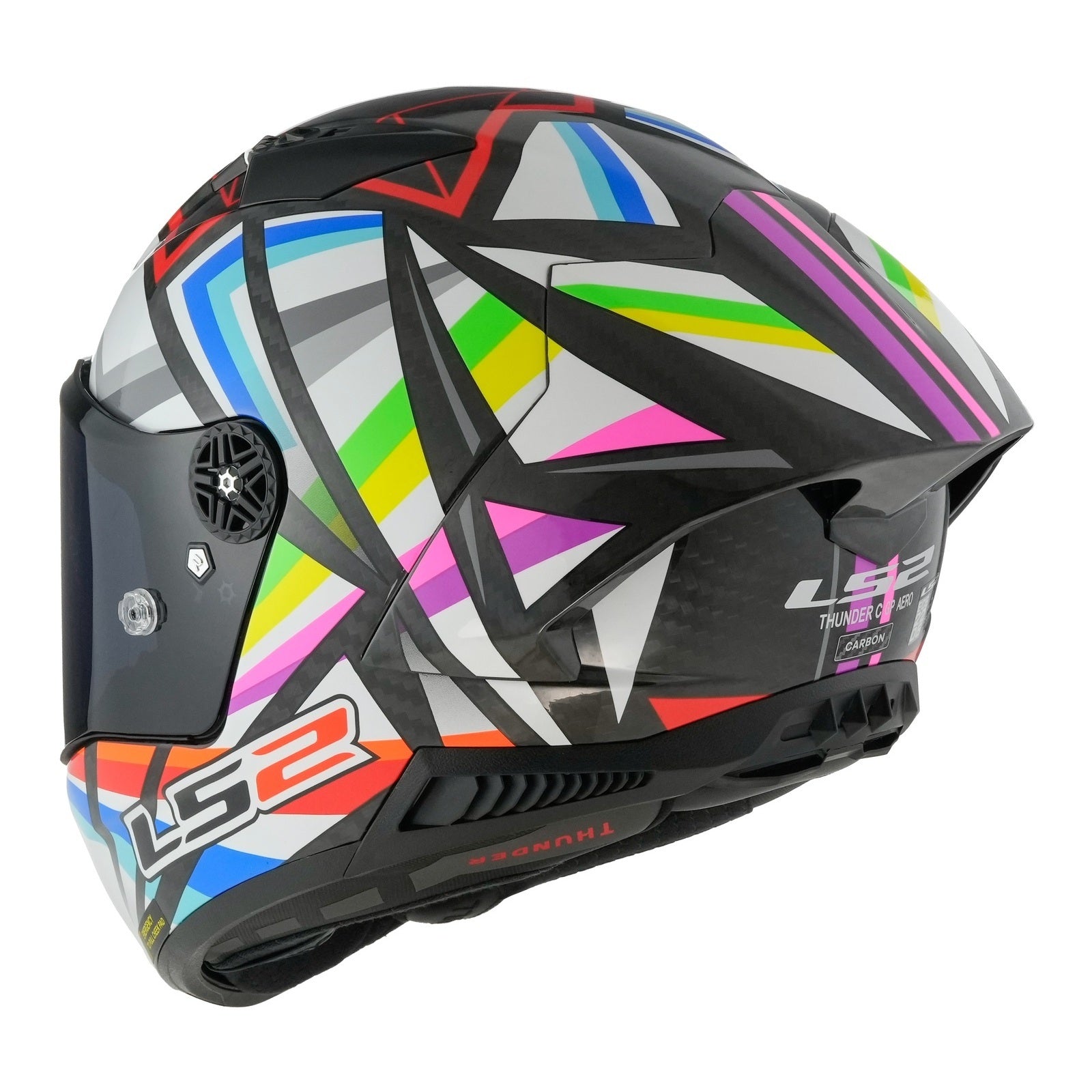 LS2 FF805 Thunder GP Aero Helmet - Flash Black