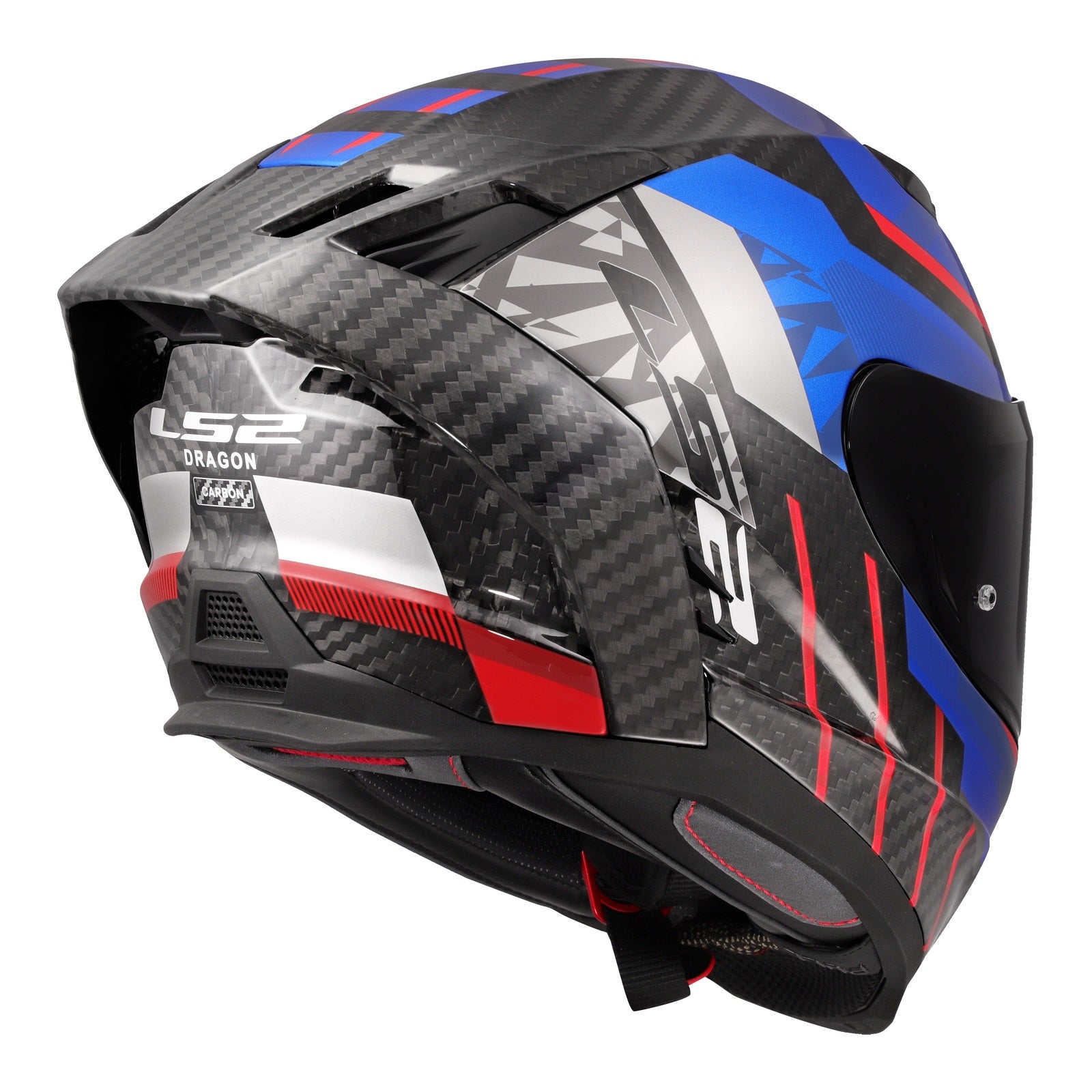 LS2 FF807 Dragon Trax - Blue / Red / Carbon 06