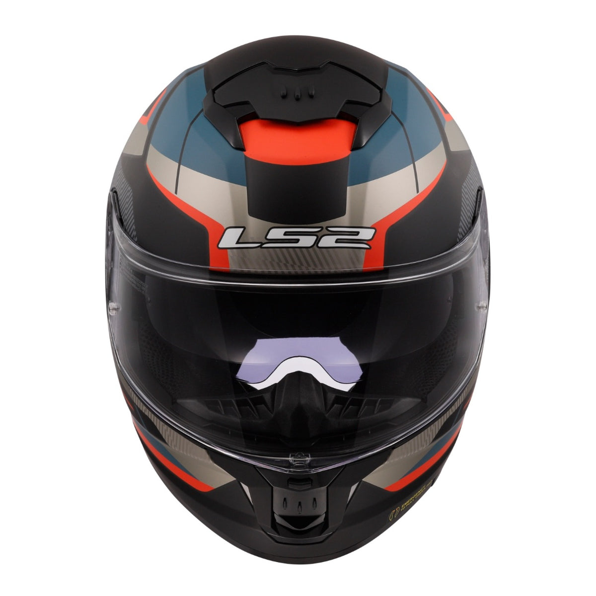 LS2 FF808 Stream II Road - Matte Black / Blue