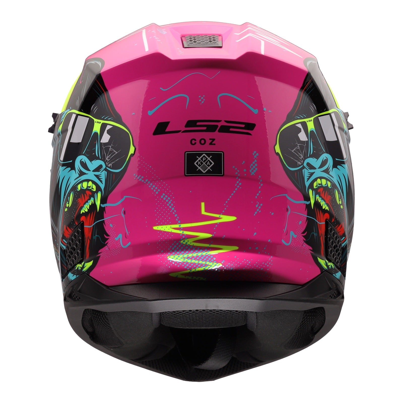 LS2 MX706J COZ Junior Gorilla Helmet - Gloss Purple