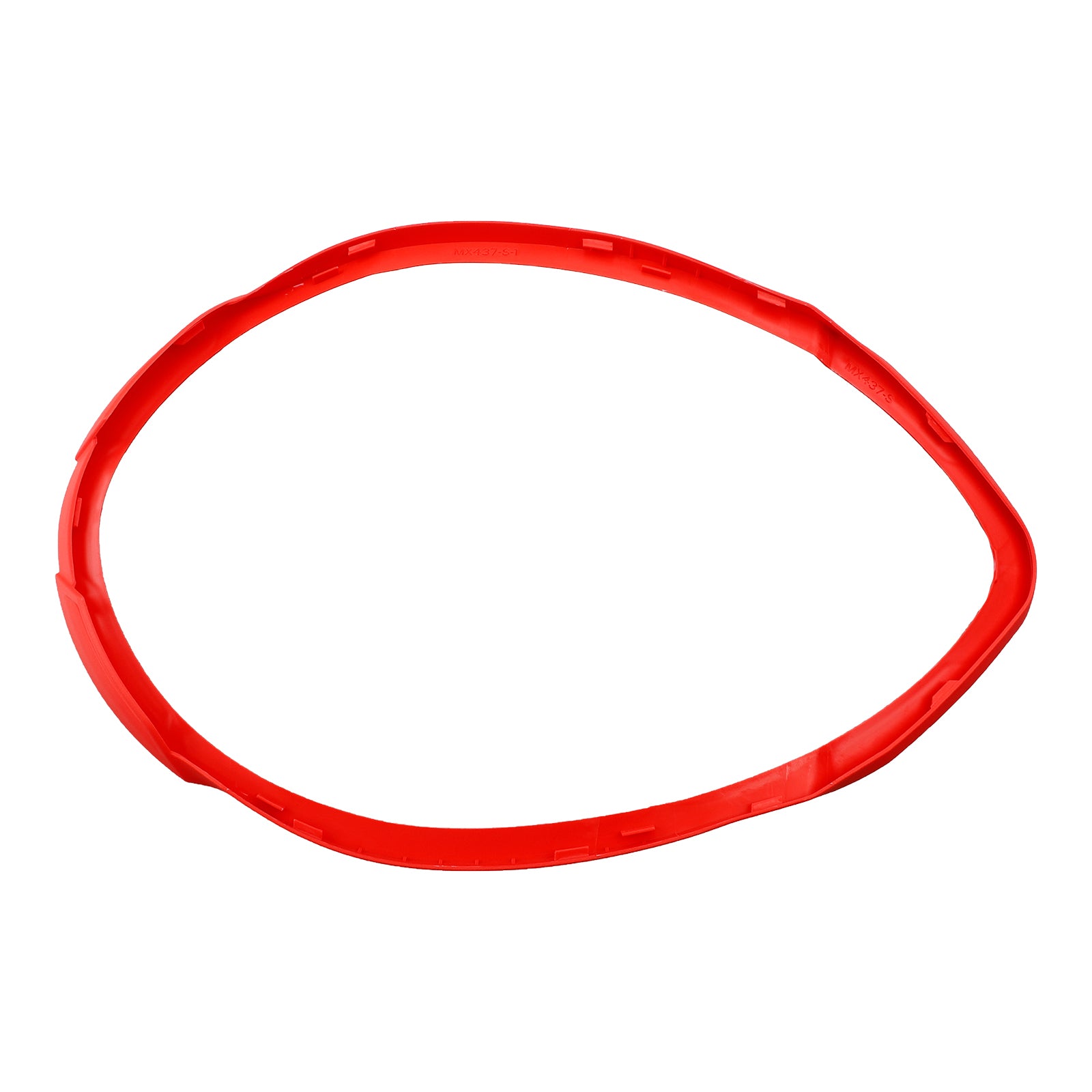 LS2 MX437 Fast Evo Bezel Down - Red (2XS-S)