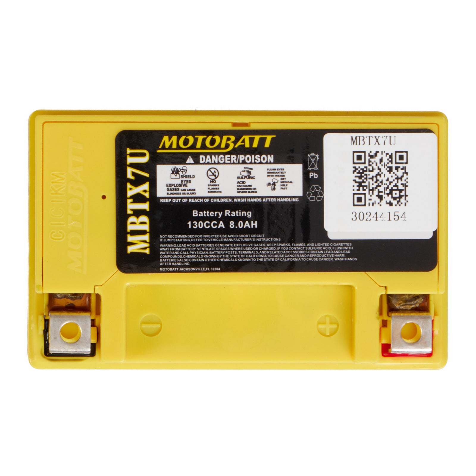 Motobatt Battery Quadflex AGM - MBTX7U