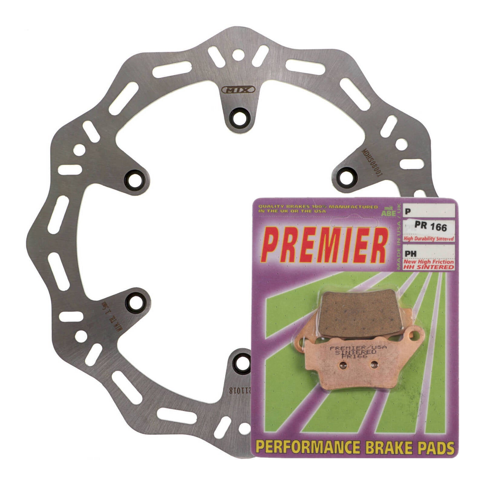 MTX Hornet Disc & Premier Pad Rear Kit - KTM