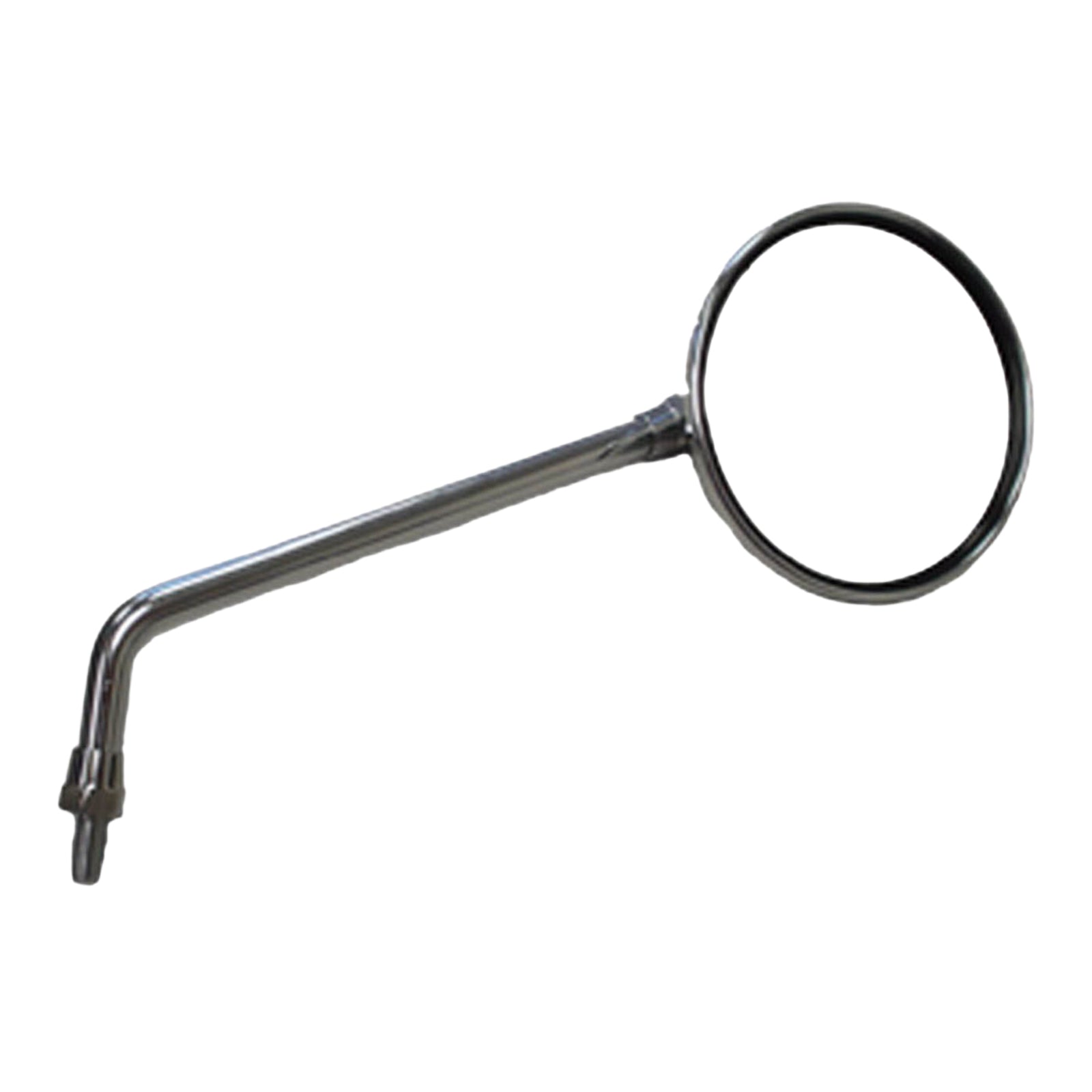 Whites Mirror - 10mm Universal LH Chrome Mirror - Right-Hand Thread