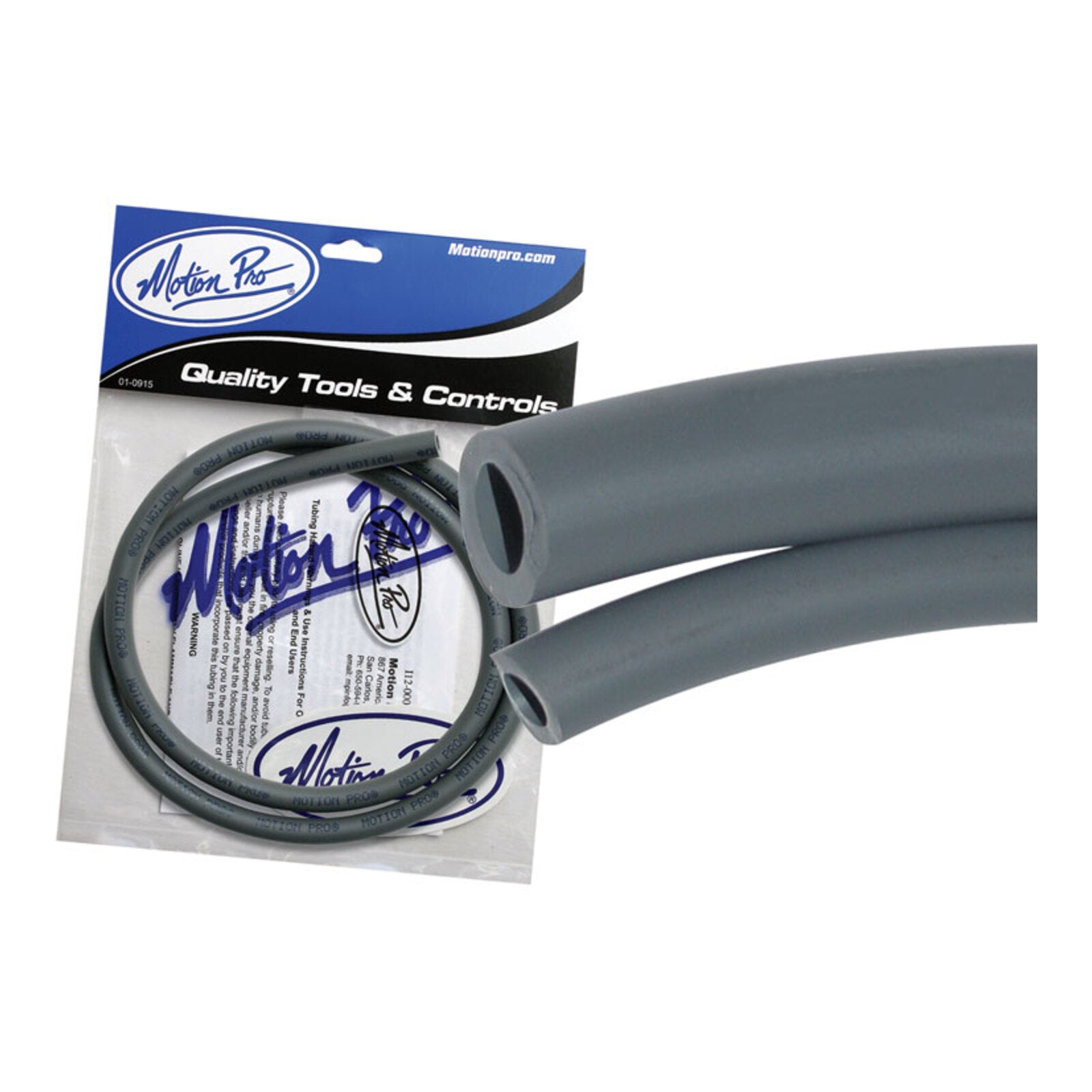 Motion Pro Fuel Hose Tygon - Grey, 8mm/5/16 3ft Roll