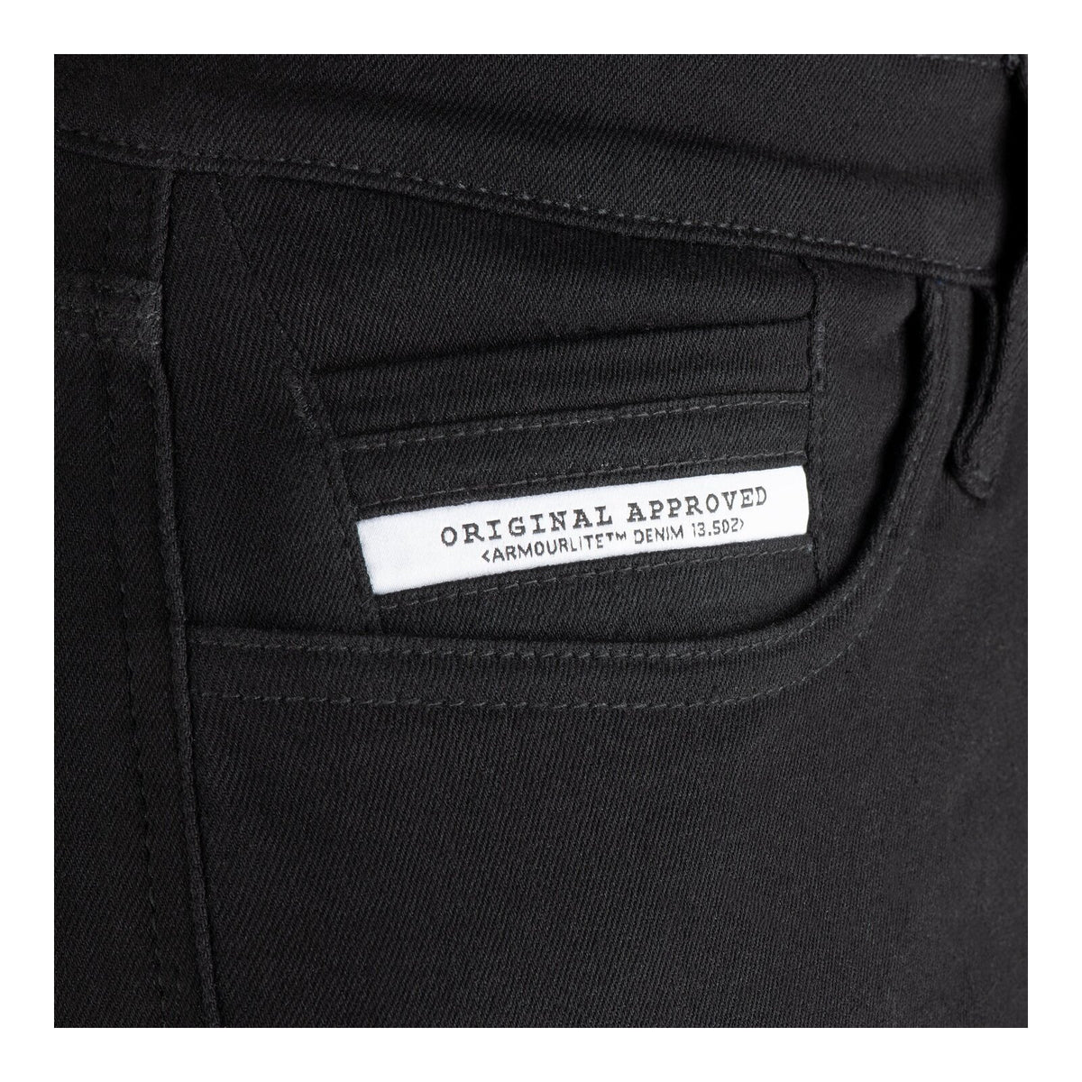 Oxford AA Super Stretch Men's Jean - Black (Short)